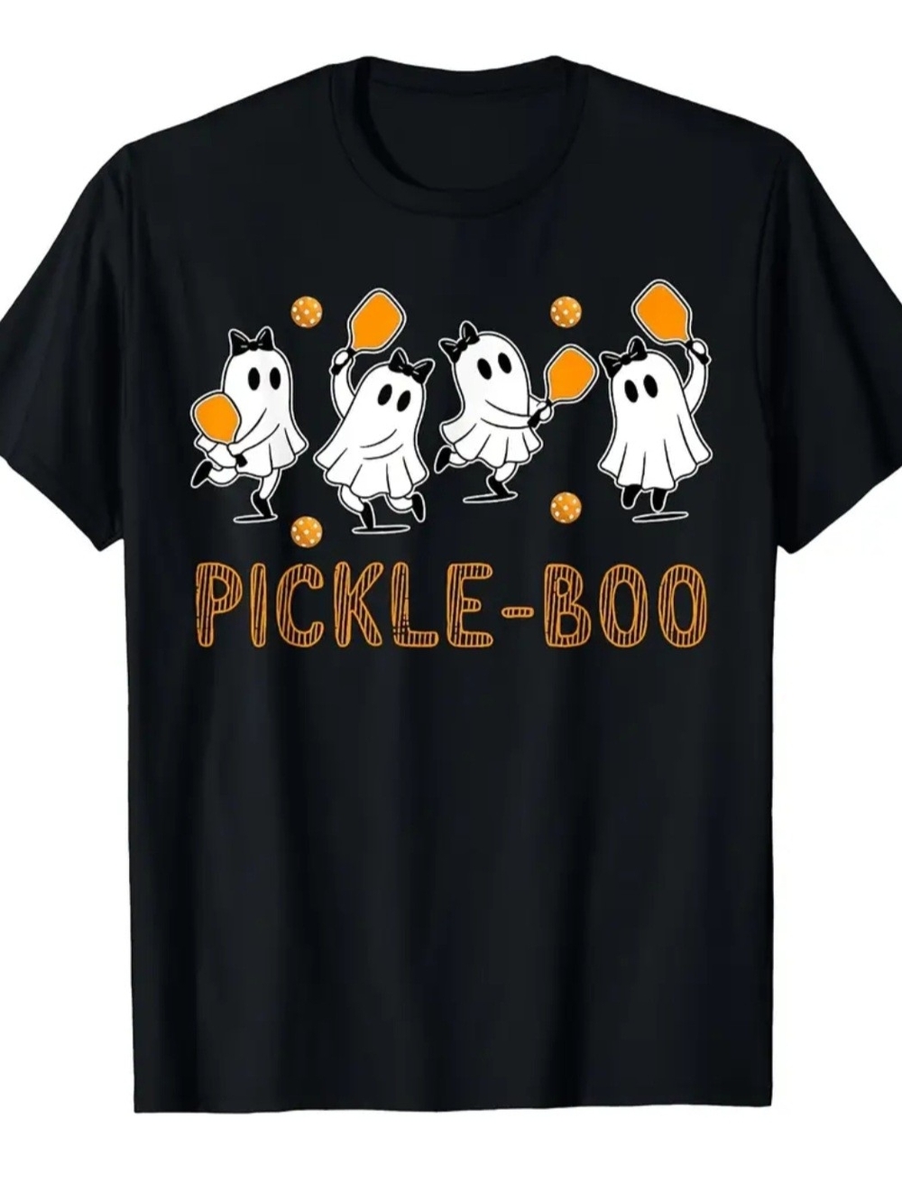 Pickle-Boo Ghost Tee - Black